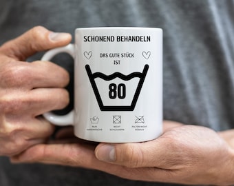 PNG file 80th birthday | Treat with care | Birthday present | Digital download | T-shirt | Hoodie | Coffee mug | print |