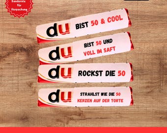 36 Duplo banderoles 50th birthday | Birthday gift men women | Download | Digital product | DIY | PDF | Last minute gift |
