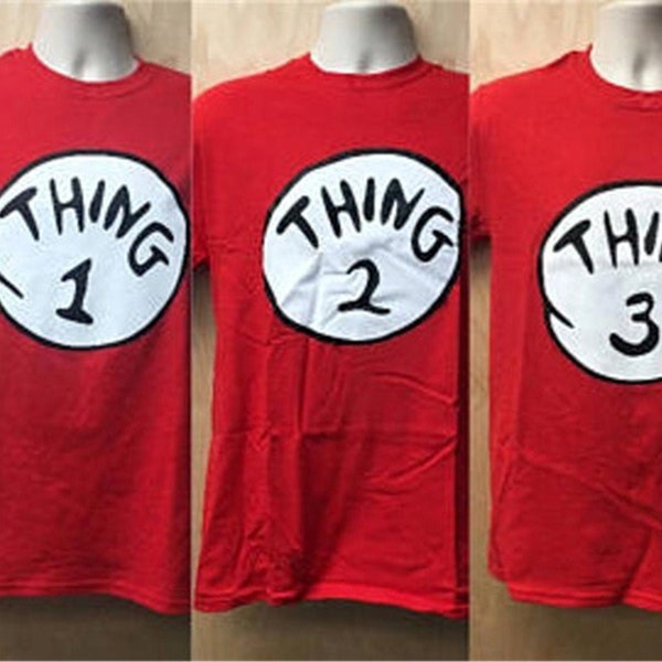 Thing 1 and Thing 2 T Shirts - Etsy