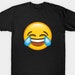 Crying Laughing Emoji T-shirt | Etsy