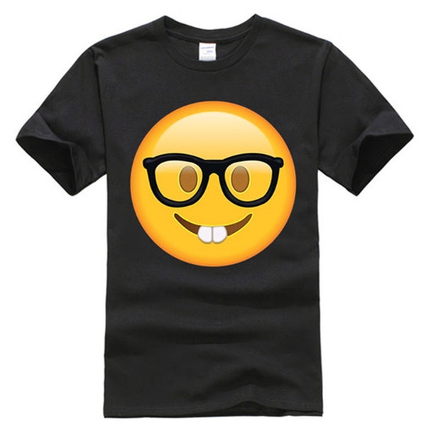 Nerd Face With glasses Emoji T-shirt