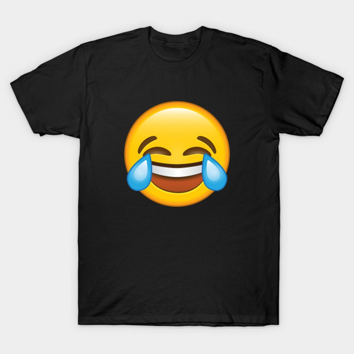 Crying Laughing Emoji T-shirt | Etsy