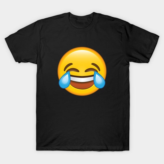 Crying Laughing Cursed Emoji - Emoji - T-Shirt