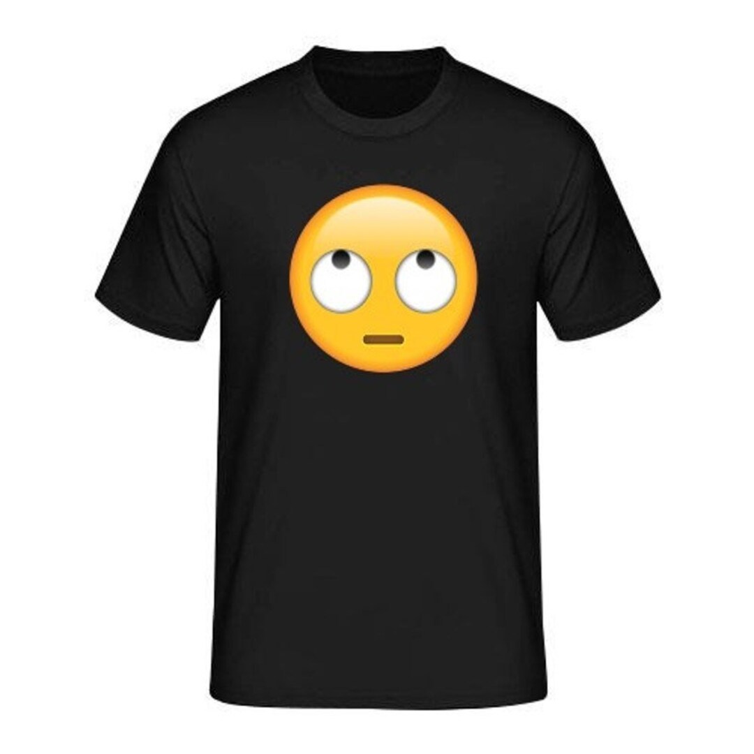 Emoji Rolling Eyes Tshirt Unisex Etsy