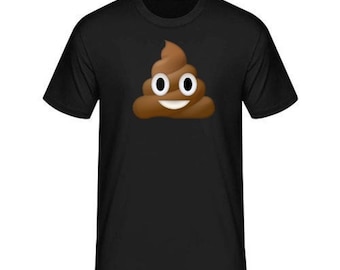 poop emoji T-shirt,FUNNY GIFT