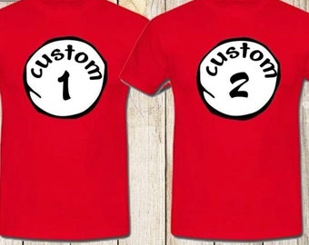 Custom (Th!.g)  1.2.3.4.5.6.7. etc etc T-shirt for ADULTS &KIDS for halloween ,christmas, family gathering , unisex t-shirt