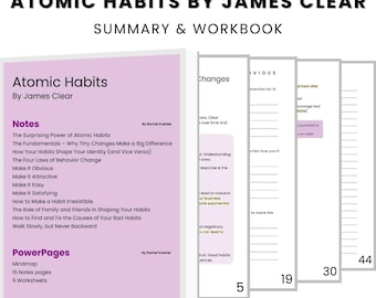 Atomic Habits by James Clear: Workbook & Summary | PDF Download