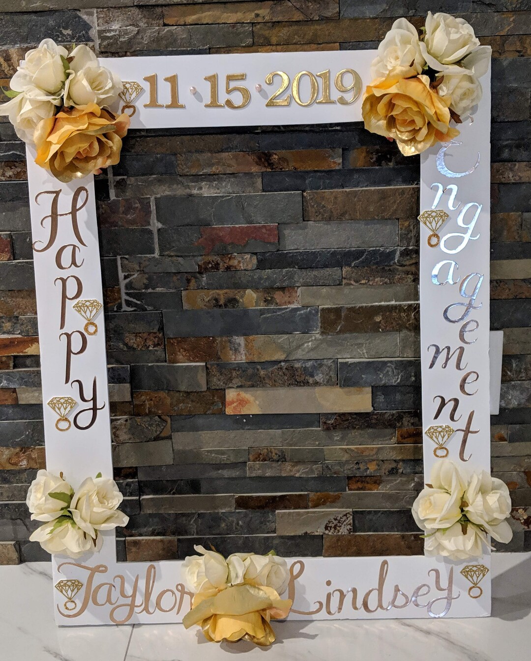 Engagement Photo Booth Frame Etsy