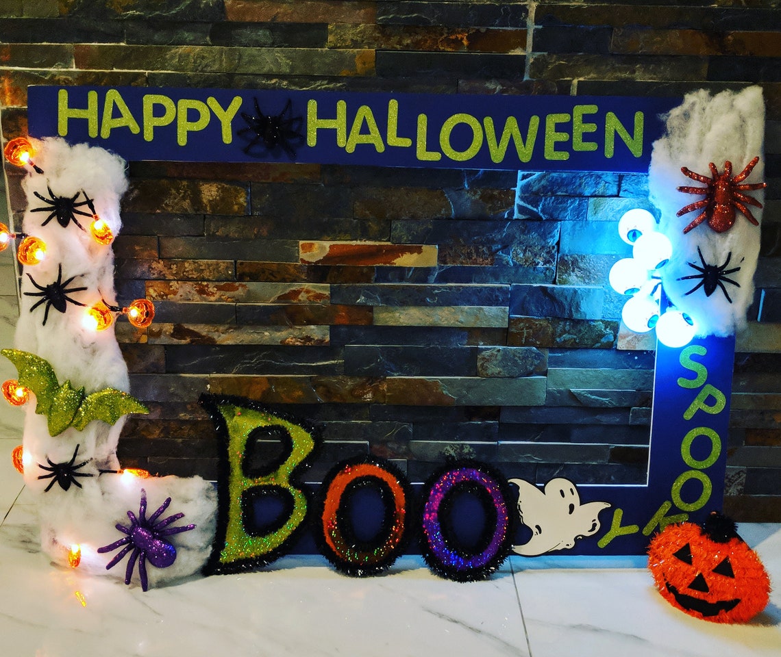 Halloween Photo Booth Frame Etsy