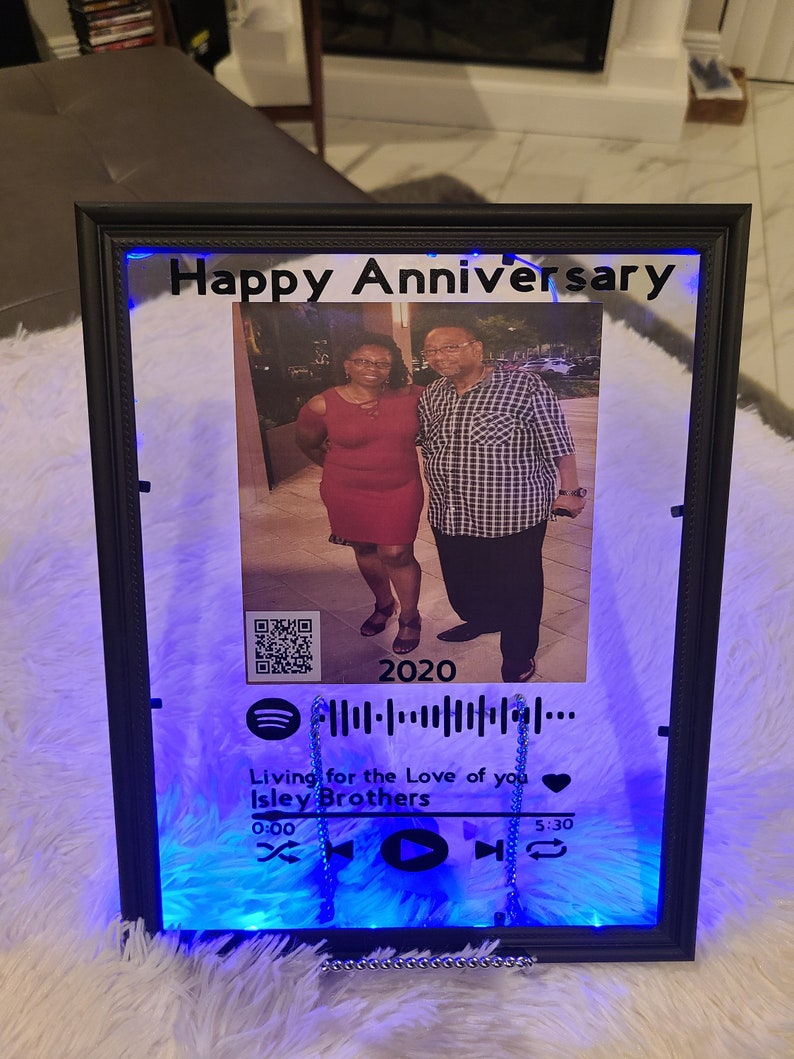 Spotify Photo Frame with QR codeLighted Etsy