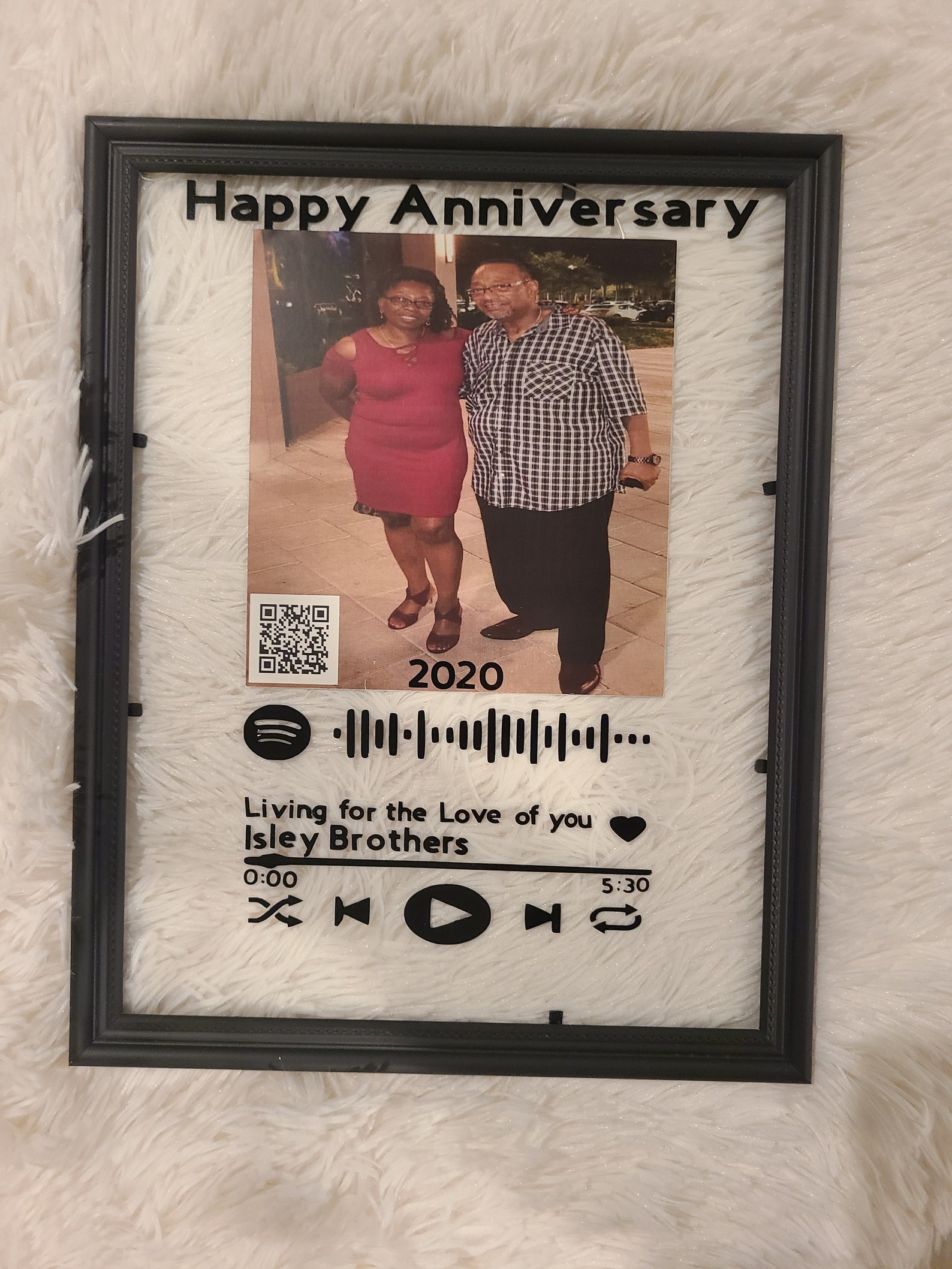 Spotify Photo Frame with QR codeLighted Etsy