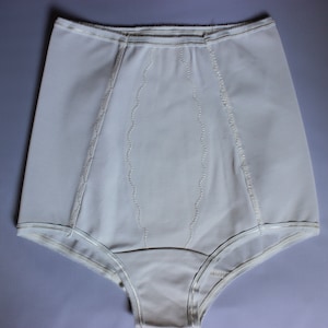Vintage Ladies White XL Underwear, Sheer Mesh Panties. NOS