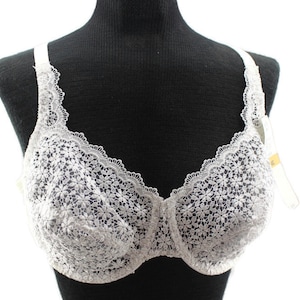 Vintage White Lace Underwire Bra 40C 1970&#39;s New with Tags Playtex