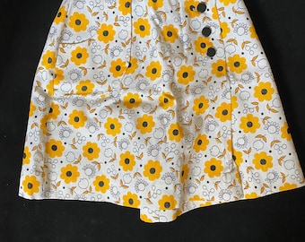 Vintage Glenbrooke Skort Falda con Pantalones Cortos NOS Nunca usado Etiquetas 1970