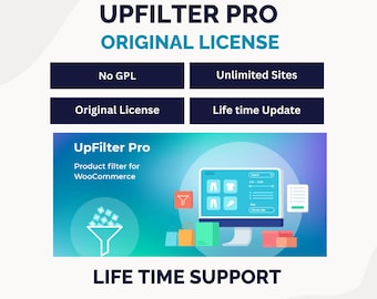 UpFilter Pro |  Original License | Lifetime Updates