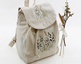 Bio Rucksack bestickt