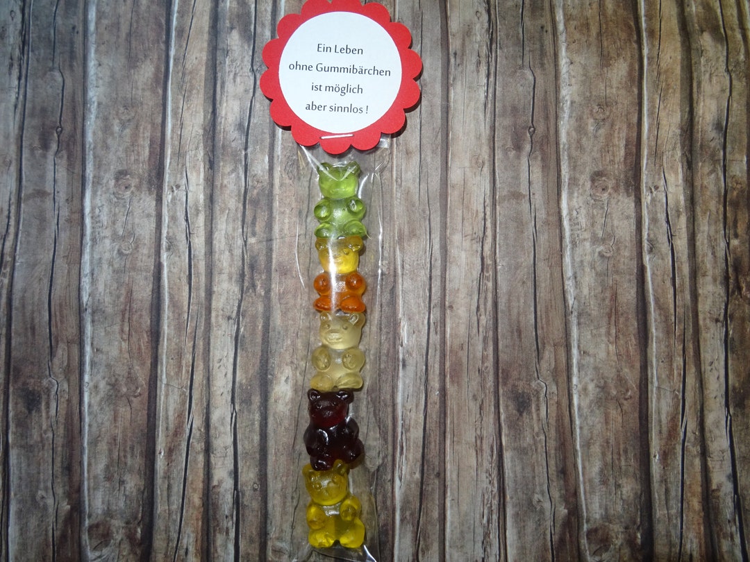 XL Gummibärchen mit süßem Spruch Geschenk Geburtstag