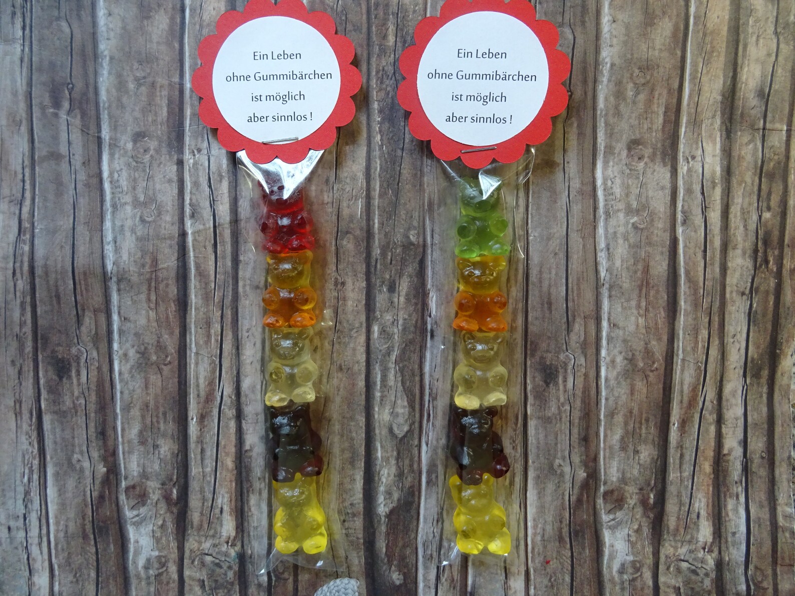 2x XL Gummibärchen mit süßem Spruch Geschenk Geburtstag Etsy.de