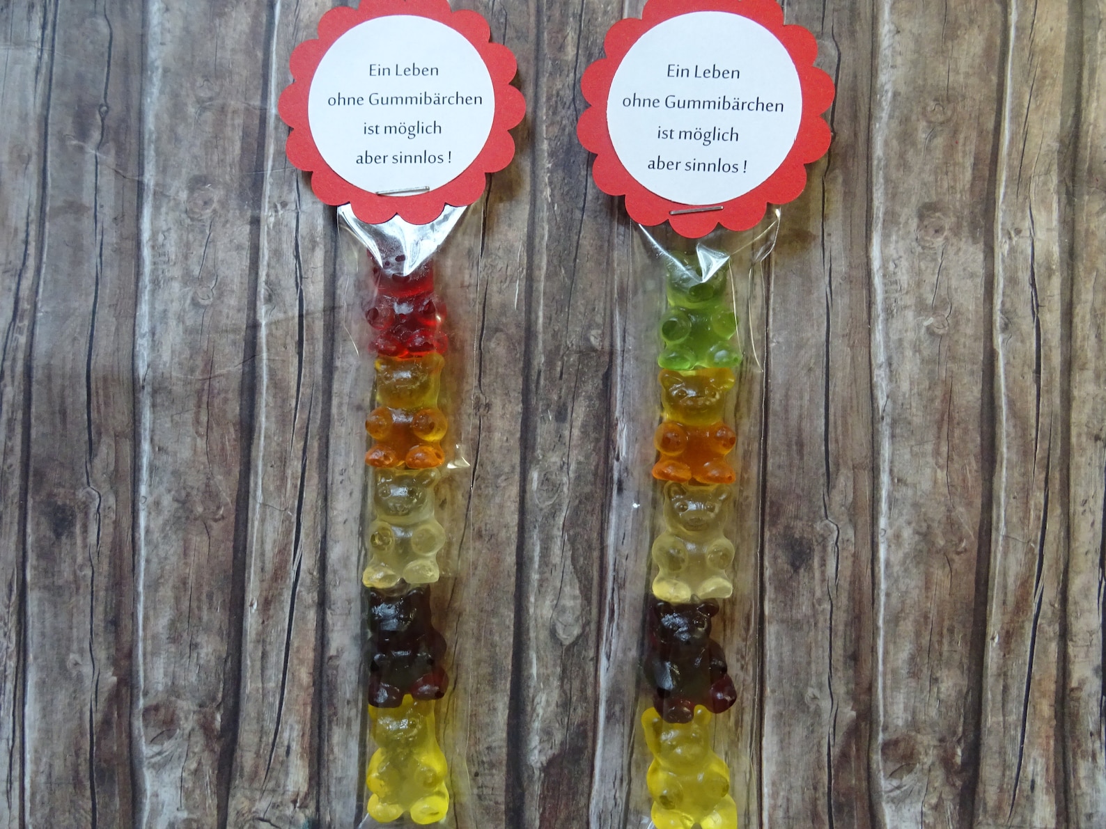 2x XL Gummibärchen mit süßem Spruch Geschenk Geburtstag Etsy.de