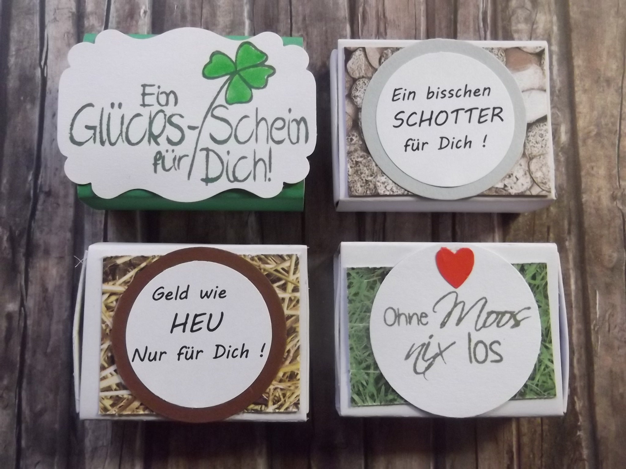 4 Different Funny Money Gift Boxes Money Birthday Wedding Etsy