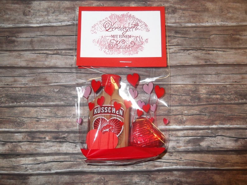 Kissing Sahnelikör chocolate candles as gift birthday Valentine's Day Christmas gift birthday gift girlfriend boyfriend image 1