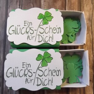 2x Glücksschein Geldgeschenk Box Volljährigkeit 18 Geburtstag Abitur Abschluß Weihnachten Kommunion Konfirmation Firmung Hochzeit Ostern Bild 3