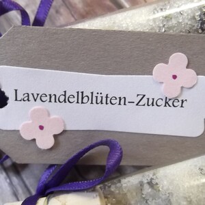 2x lavanda-zucchero zucchero in un test tube immagine 2