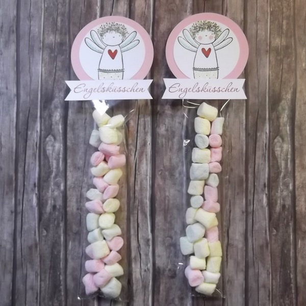 2x angel kisses pastel colored mini marshmallows