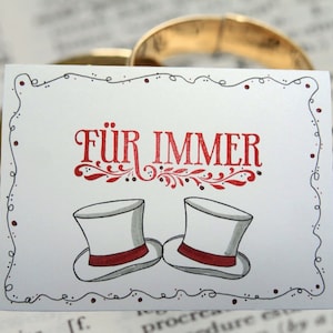 Karte zur Hochzeit für Gleichgeschlechtliche Hochzeitskarte eingetragene Partnerschaft Glückwunschkarte Männer Paar Herren Schwul Schwule