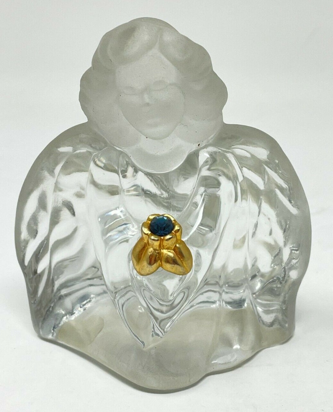 Fenton Art Glass Guardian Angel Sapphire September Birthstone - Etsy