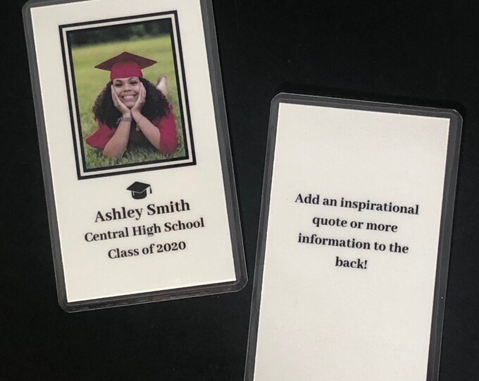 Wallet Graduation Card Celebration Card Wallet Size Pocket Size Set of 10, 20, 50, 100, 150 or 200