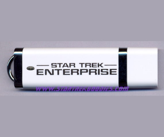 8GB FLASH DRIVE Star Trek: Enterprise Title Can Hang on - Etsy