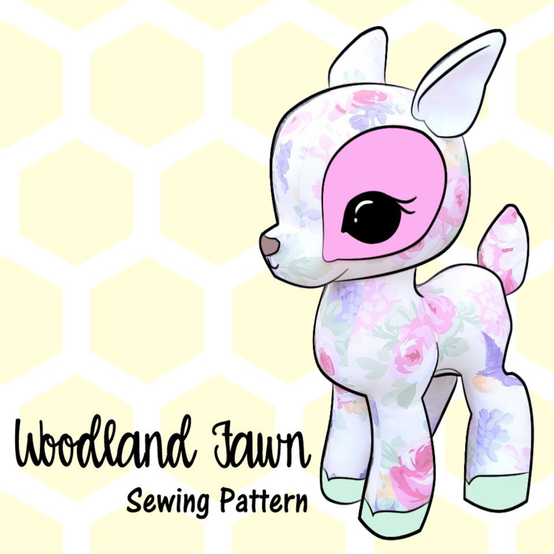 Fawn Pattern Print Woodland Fawn Sewing Pattern - Etsy