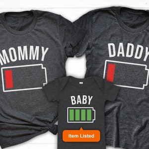 mom dad and baby clothes