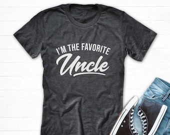 Favorite Uncle Shirt, Favorite Uncle Gift, Best Uncle Tshirt, Coolest Uncle Shirt, Uncle Birthday Gift, Funcle Tshirt, New Uncle Shirt