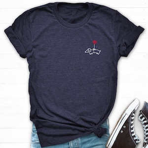 Dachshund Shirt, Dog Pocket Shirt, Pocket Print Shirt, Wiener Dog T Shirt, Dachshund Mom Shirt, Weiner Dog Shirt, Dachshund Lover Gift