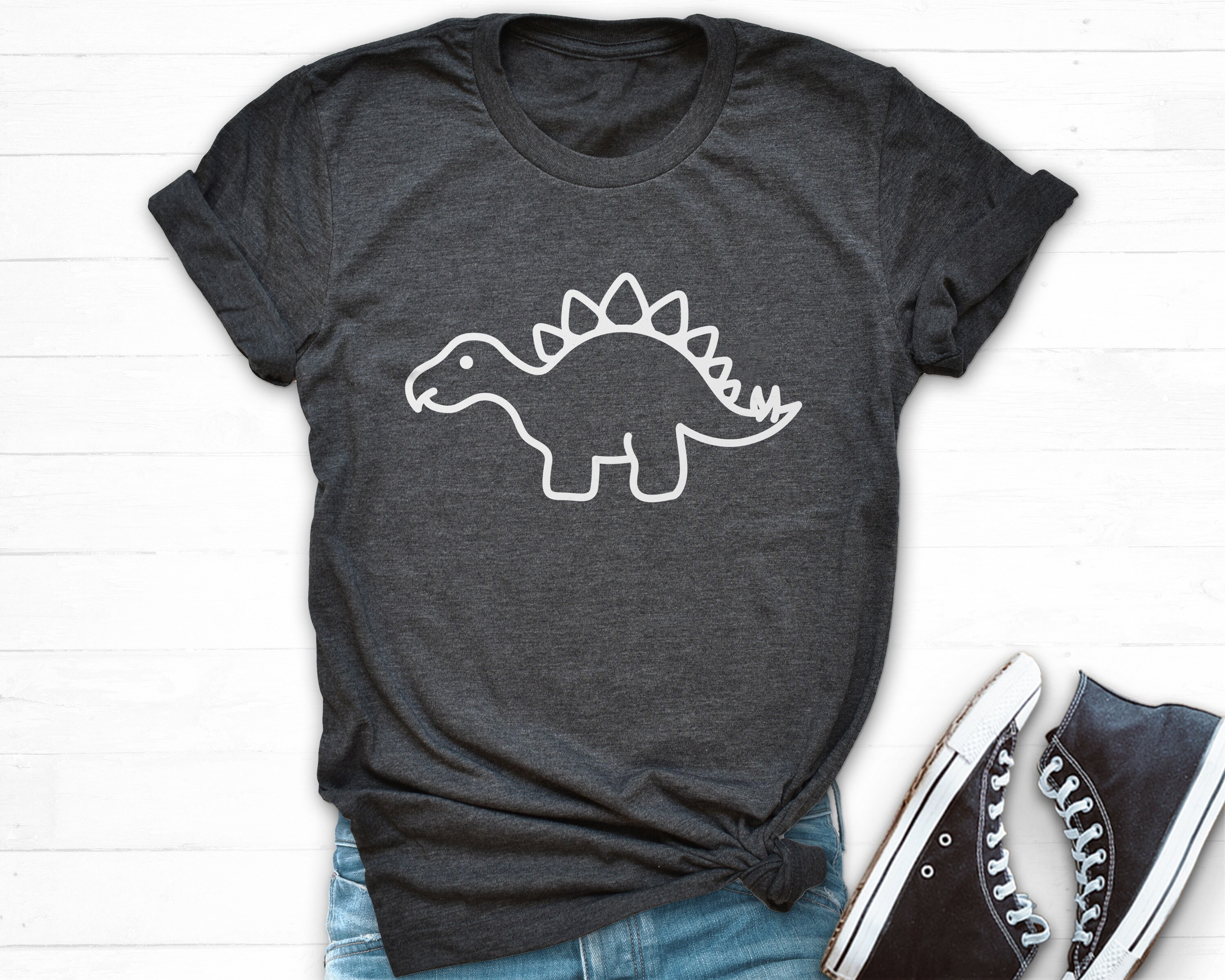 Stegosaurus Shirt Cute Dinosaur Shirt 