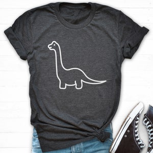 Brontosaurus Shirt, Adult Dinosaur Shirt, Dino Tee, Brachiosaurus Shirt, Jurassic Shirt, Long Neck Dinosaur, Herbivore Dinosaur, Vegan Tee