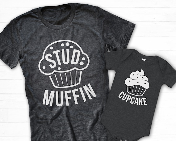 Funny Dad Shirt, Stud Muffin Dad, Matching Dad Baby Outfit, Funny Dad Baby Shirt, Funny Workout Shirt, Daddy Daughter Shirt, New Dad T Shirt