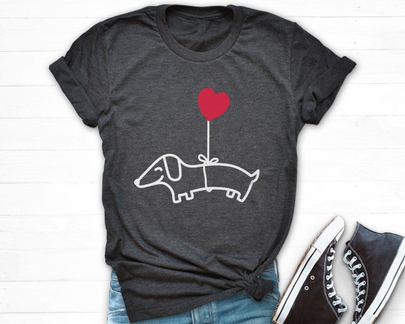Mini Dachshund Gift Cute Wiener Dog Shirt Unisex Dachshund Tshirt Doxie Gift For Men Dachshund Shirt