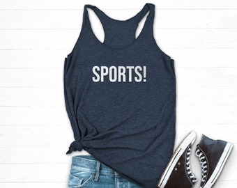 Funny Sports Tank Top Women, Koszulka Go Sports, Koszulka Go Team, Funny Sports Shirt, Koszulka Sport Mom Tank, Funny Workout Tank, Koszulka Game Day Tank