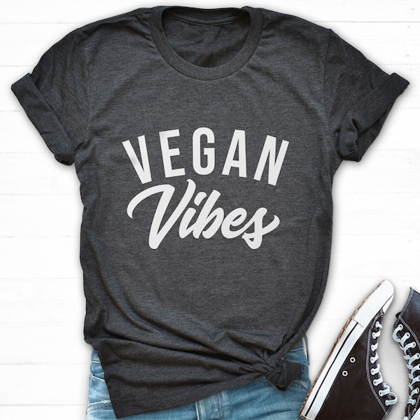 Vegan Vibes Shirt, Vegan Shirt, Vegan Plant Based T Shirt, Herbivore Shirt, Vegan Tshirt, Vegetarian Shirt, Powered By Plants, Veggie Shirt