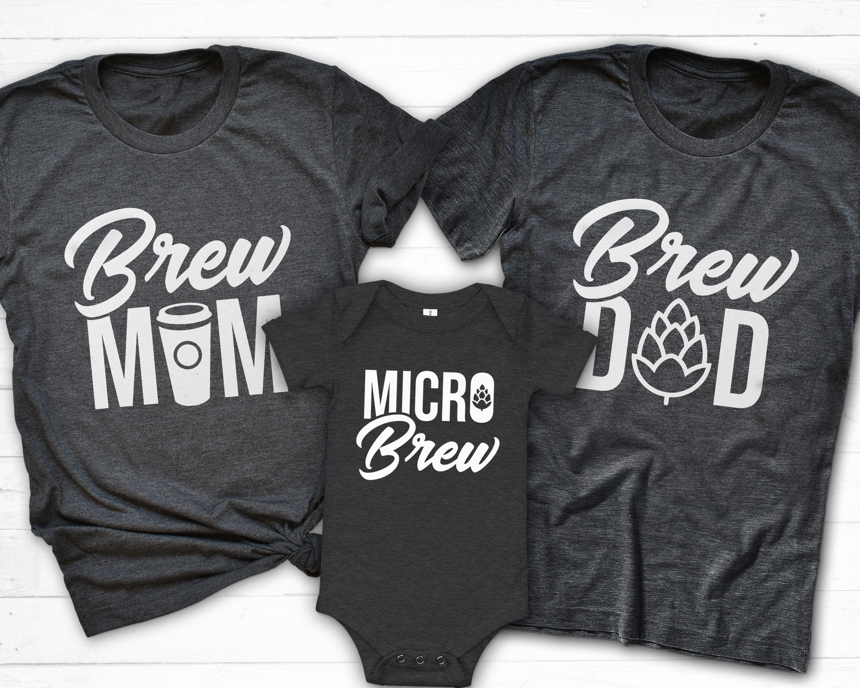 Brew Mom Shirt Brew Dad Micro Brew Baby Brewing Coffee Mom 