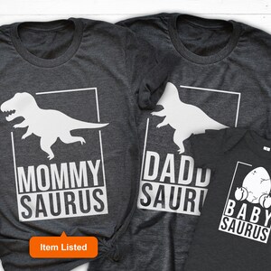 Camiseta Mommysaurus, Mãe do Dinossauro, Camiseta Mom Life, Nova Mãe, Camisa de Anúncio do Bebê, Mommy Saurus, Camisas de Dinossauros da Família, Mamasaur
