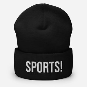 Zabawna sportowa czapka, czapka Go Sports, Go Team, zabawna czapka piłkarska, zabawna czapka baseballowa, Yay Sports Team, sarkastyczna czapka sportowa, zabawna czapka hokejowa