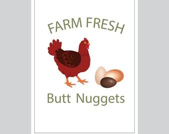 Download Fresh From The Farm Funny Butt Nuggets SVG Cutting File