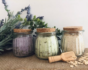 Small Foaming Bath Salt Jar