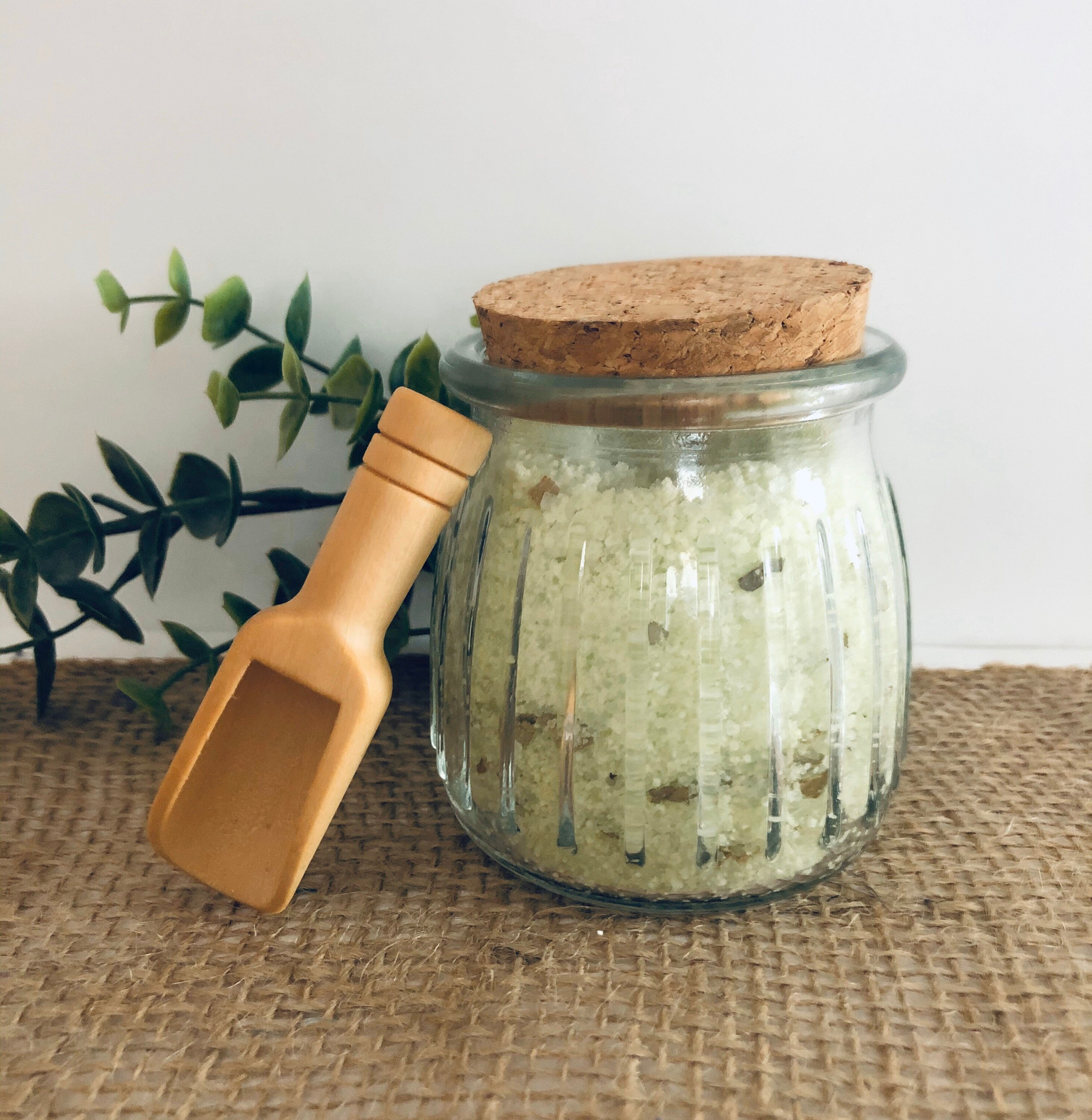 Small Foaming Bath Salt Jar Etsy