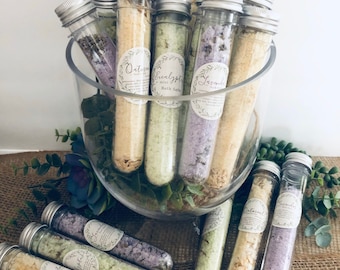 Foaming Bath Salt Favors