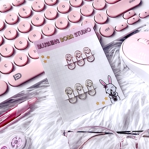Tiny Hearts Paper Clips | Planner Deco | Rose Gold and Gold Paper Clips | Packaging | Mini Heart Clips | Micro Clips | Paper Goods